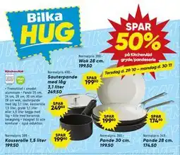 Bilka SPAR 50% på KitchenAid gryde/pandeserie tilbud