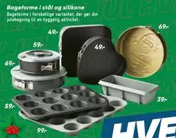 Bilka Bageforme i stål og silikone tilbud