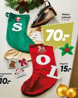 Bilka Velour julesok tilbud