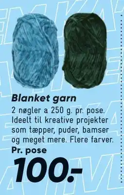Bilka Blanket garn tilbud