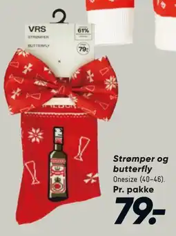 Bilka Strømper og butterfly tilbud