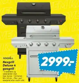 Bilka Nexgrill Deluxe 4 gasgrill tilbud