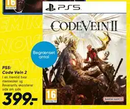 Bilka PS5: Code Vein 2 tilbud