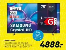 Bilka SAMSUNG TU75U7025F tilbud