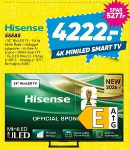 Bilka HISENSE 55E8S tilbud