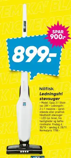 Bilka Ledningsfri støvsuger tilbud