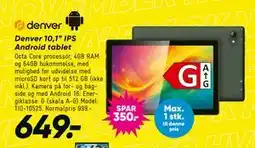 Bilka Denver 10,1 IPS Android tablet tilbud