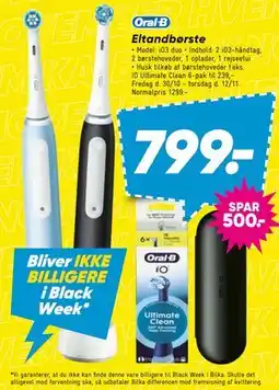Bilka Oral-B Eltandbørste tilbud