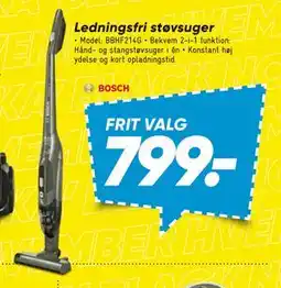 Bilka Ledningsfri støvsuger tilbud