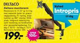 Bilka Deltaco monitorarm tilbud
