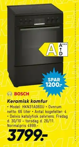 Bilka Keramisk komfur tilbud
