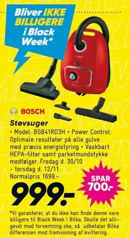 Bilka BOSCH Støvsuger tilbud