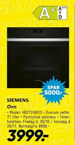 Bilka Ovn tilbud