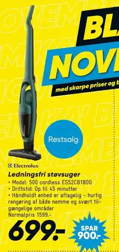 Bilka Ledningsfri støvsuger tilbud