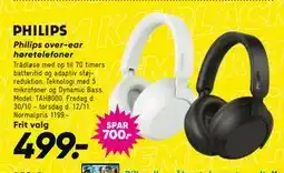 Bilka Philips over-ear høretelefoner tilbud