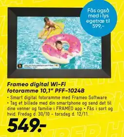 Bilka Frameo digital Wi-Fi fotoramme 10,1” PFF-1024B tilbud