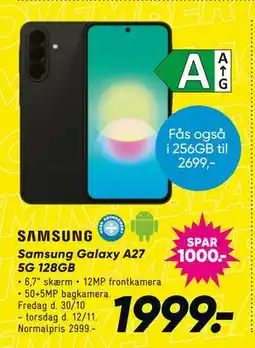 Bilka Samsung Galaxy A27 5G 128GB tilbud