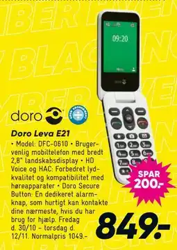 Bilka Doro Leva E21 tilbud