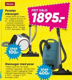 Bilka Poseløs støvsuger tilbud