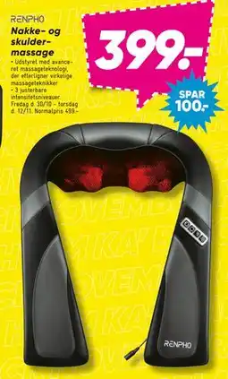 Bilka Nakke- og skuldermassage tilbud