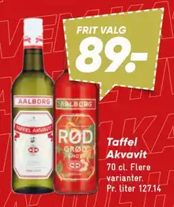 Bilka Taffel Akvavit tilbud