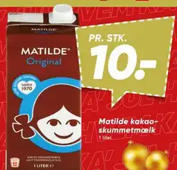 Bilka Matilde kakao-skummetmælk tilbud