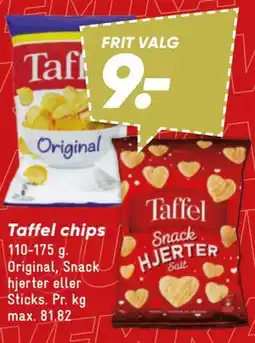 Bilka Taffel chips tilbud