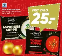 Bilka Mou specialsuppe tilbud