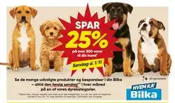 Bilka Spar 25% på over 300 varer til din hund tilbud