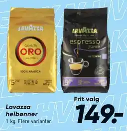 Bilka Lavazza helbønner tilbud