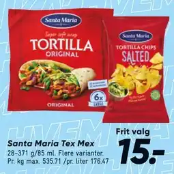 Bilka Santa Maria Tex Mex tilbud