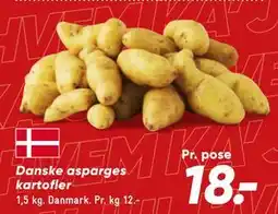 Bilka Danske asparges kartofler tilbud