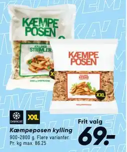 Bilka Kæmpeposen kylling tilbud
