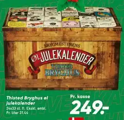 Bilka Thisted Bryghus øl julekalender tilbud