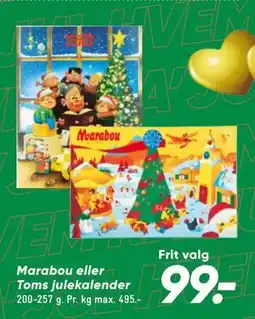 Bilka Marabou eller Toms julekalender tilbud