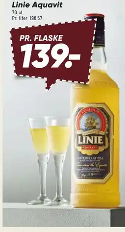 Bilka Linie Aquavit tilbud