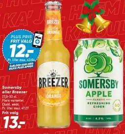 Bilka Somersby eller Breezer tilbud