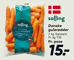 Bilka Danske gulerødder tilbud