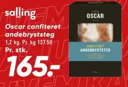 Bilka Oscar confiteret andebryststeg tilbud