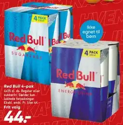 Bilka Red Bull 4-pak tilbud
