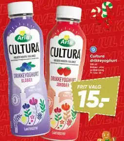 Bilka Cultura drikkeyoghurt tilbud