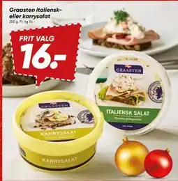 Bilka Graasten italiensk- eller karrysalat tilbud