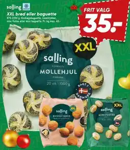 Bilka XXL brød eller baguette tilbud