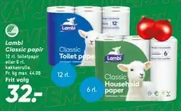 Bilka Lambi Classic papir tilbud
