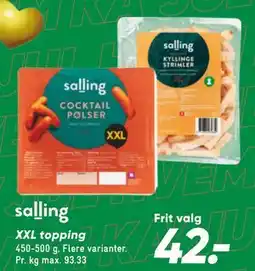 Bilka XXL topping tilbud