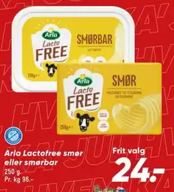 Bilka Arla Lactofree smør eller smørbar tilbud