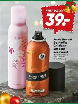 Bilka Bruno Banani, Gosh eller Cristiano Ronaldo deodorant tilbud
