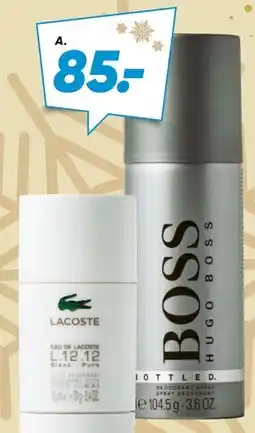 Bilka Hugo Boss, Lacoste eller Van Gils deodorant tilbud