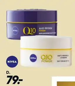 Bilka Nivea Q10 dag- eller natcreme tilbud
