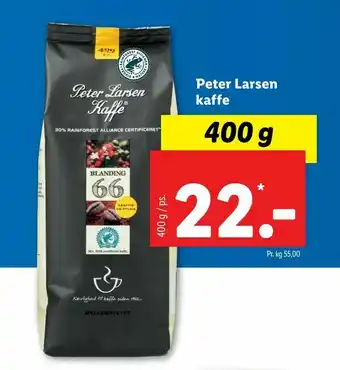 Let-Køb Peter Larsen kaffe tilbud